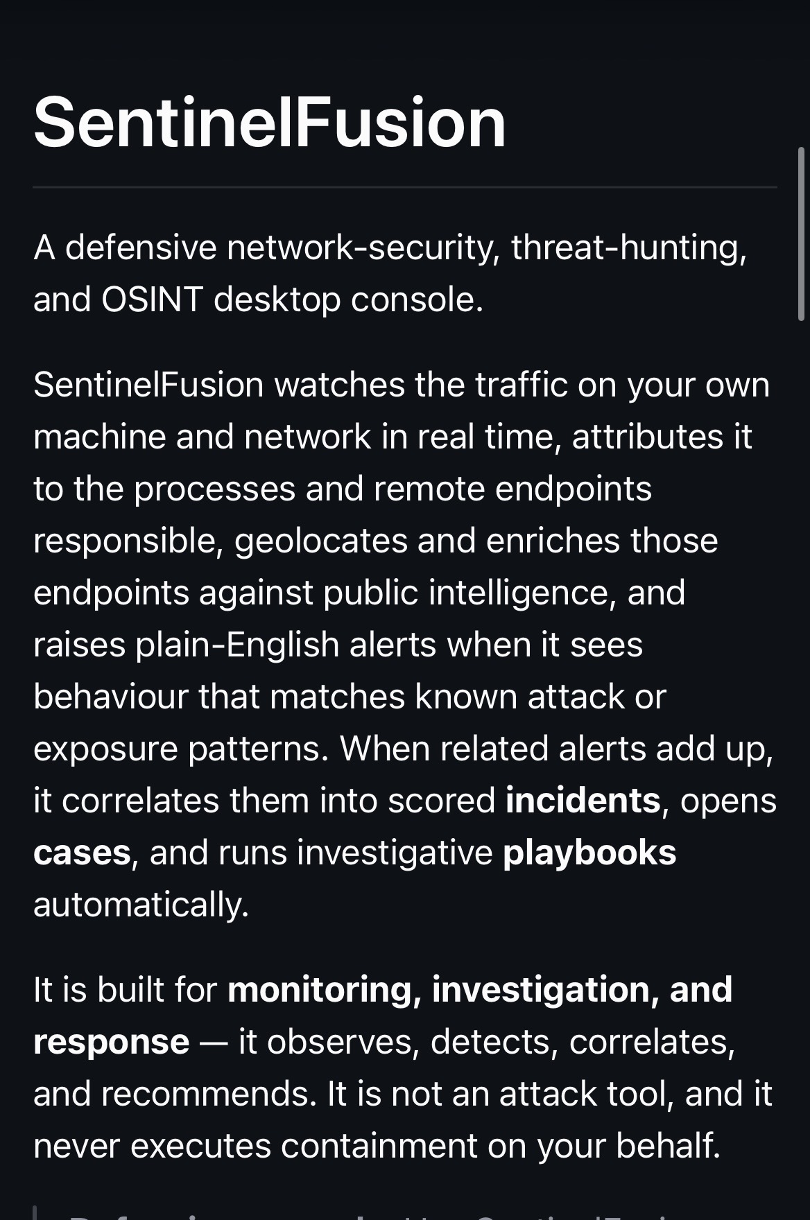 SentinelFusion